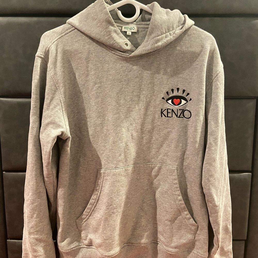 Grey Kenzo Valentines Hoodie